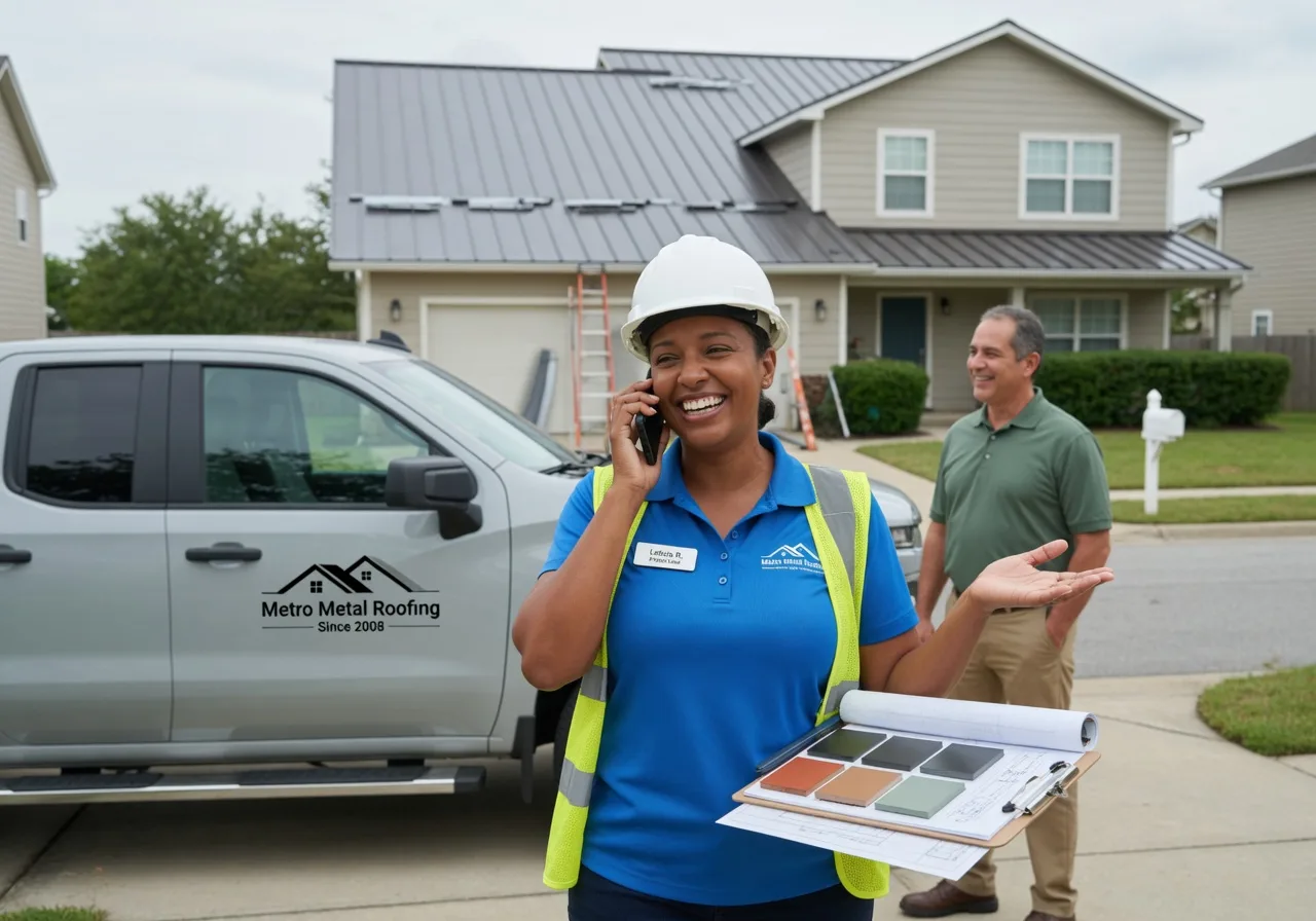 Storm Damage Metal Roof Repair in Linesville, PA